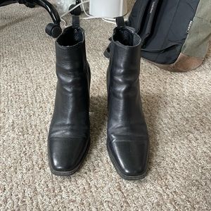 Marc Fisher leather booties